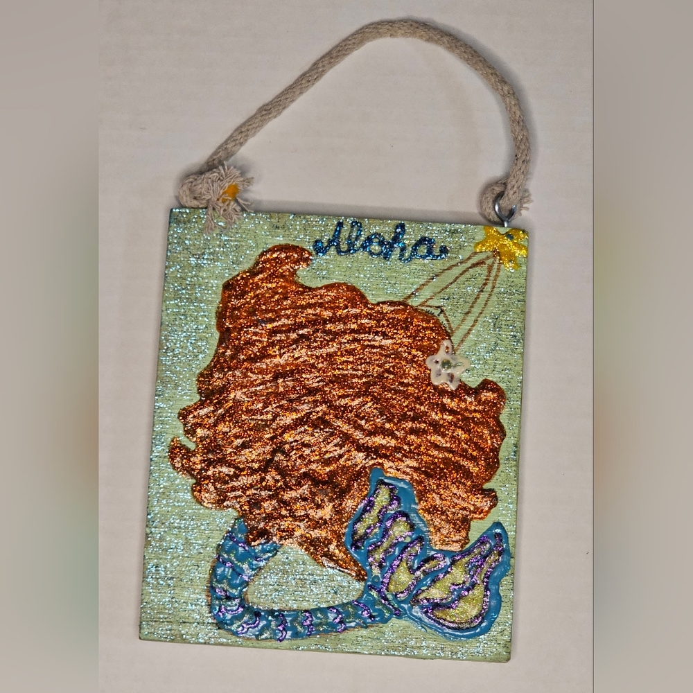 [Aloha Sign] Hand made North Shore Oahu Local Artist Hawaii Mermaids